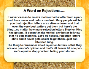 A word on rejections